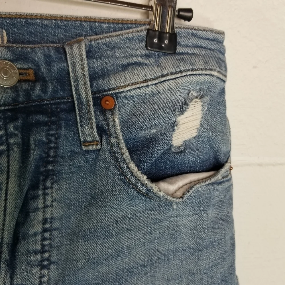 Madewell the perfect vintage jean distressed in denman wash